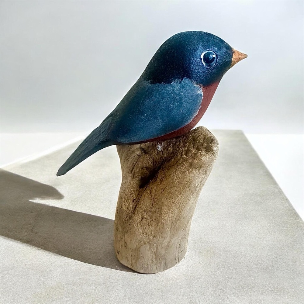 Handcrafted Wooden Robin